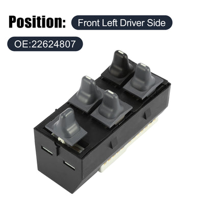 Harfington Master Driver Side Power Window Switch 22624807 Replacement for Pontiac Grand Am 1996-2005