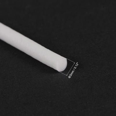 Harfington Uxcell 1/8"(3mm) Soft Silicone Bending Insert Tube for Rigid Tubing 13ft White