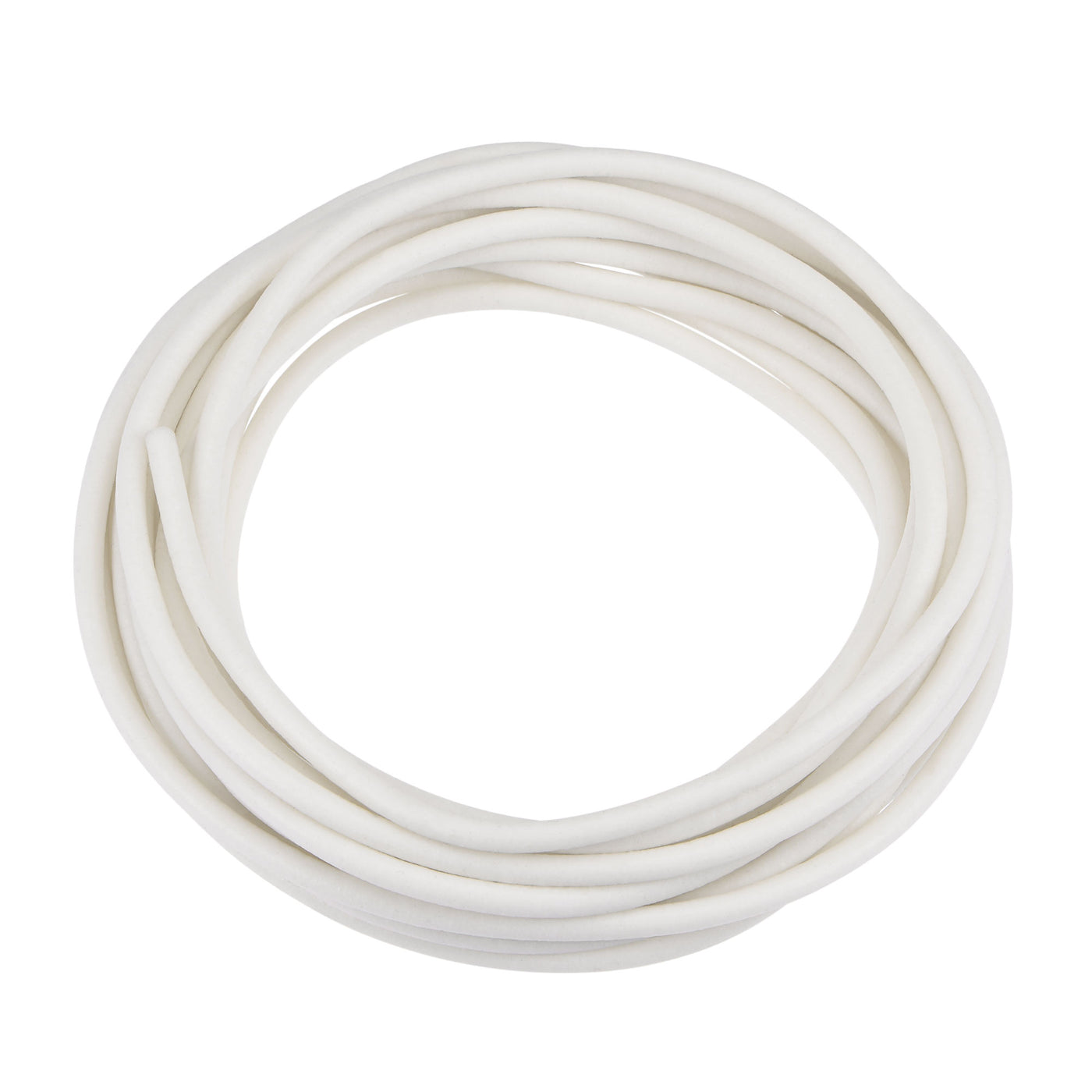 uxcell Uxcell 1/8"(3mm) Soft Silicone Bending Insert Tube for Rigid Tubing 13ft White