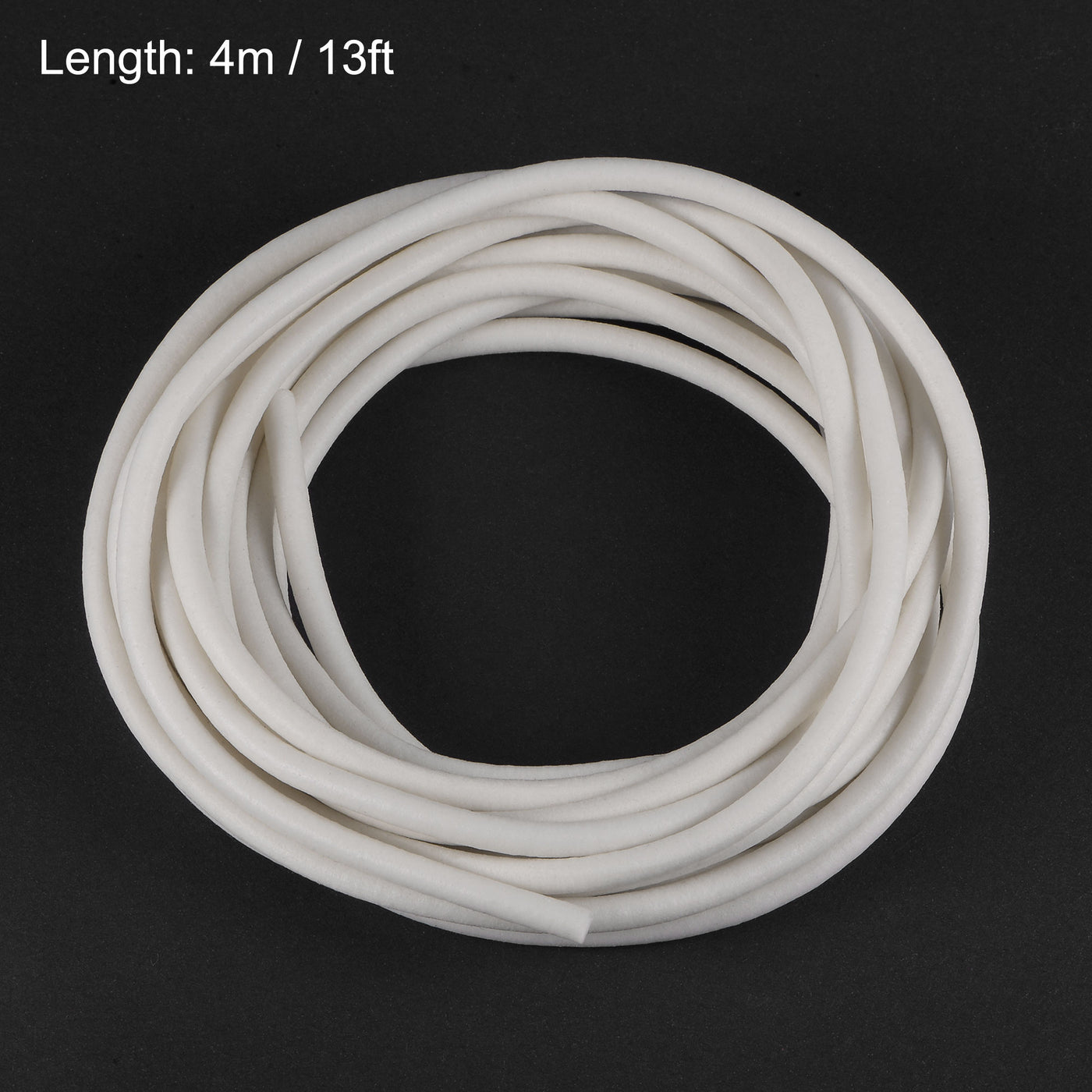 uxcell Uxcell 4mm Soft Silicone Bending Insert Tube for Rigid Tubing 13ft White