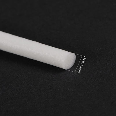 Harfington Uxcell 4mm Soft Silicone Bending Insert Tube for Rigid Tubing 13ft White