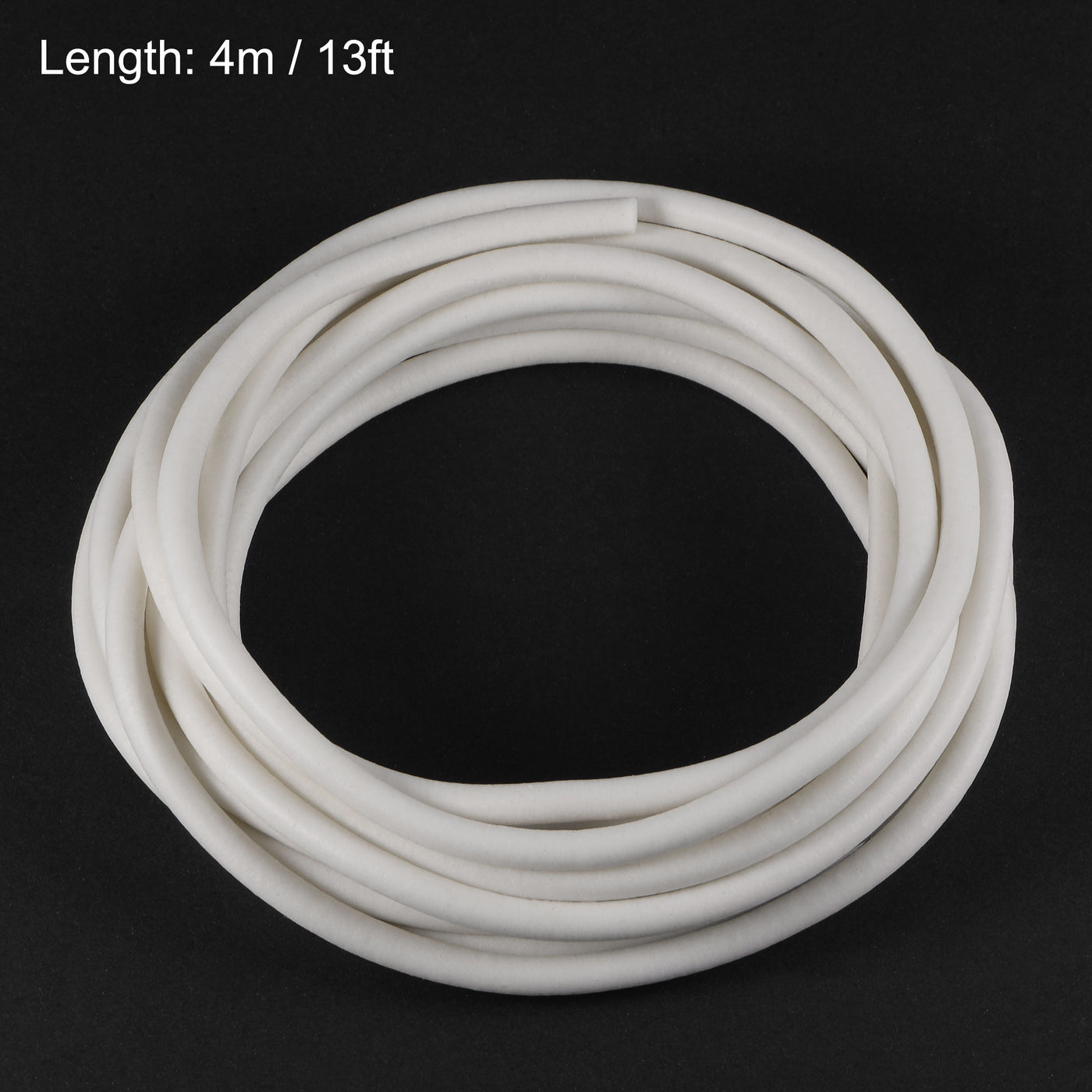 uxcell Uxcell 5mm Soft Silicone Bending Insert Tube for Rigid Tubing 13ft White