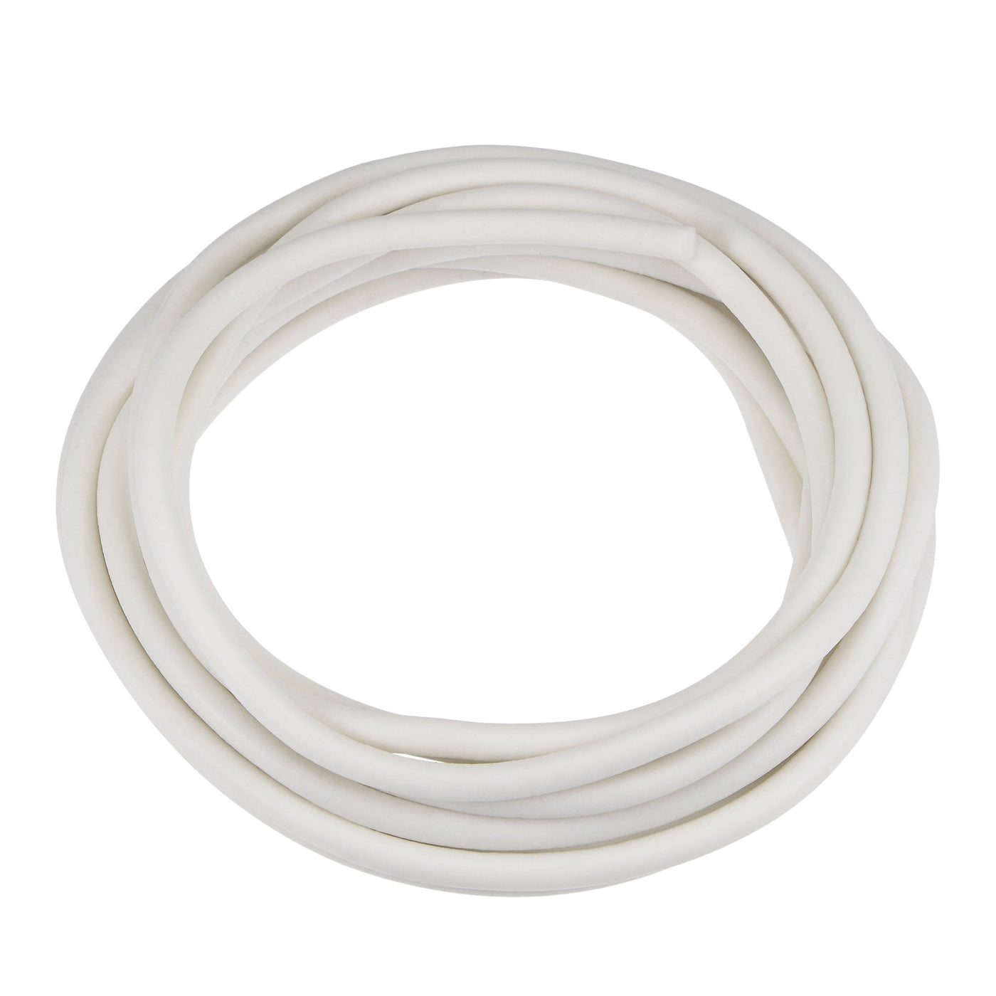 uxcell Uxcell 5mm Soft Silicone Bending Insert Tube for Rigid Tubing 13ft White