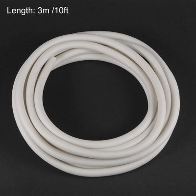 Harfington Uxcell 1/4"(6mm) Soft Silicone Bending Insert Tube for Rigid Tubing 10ft White