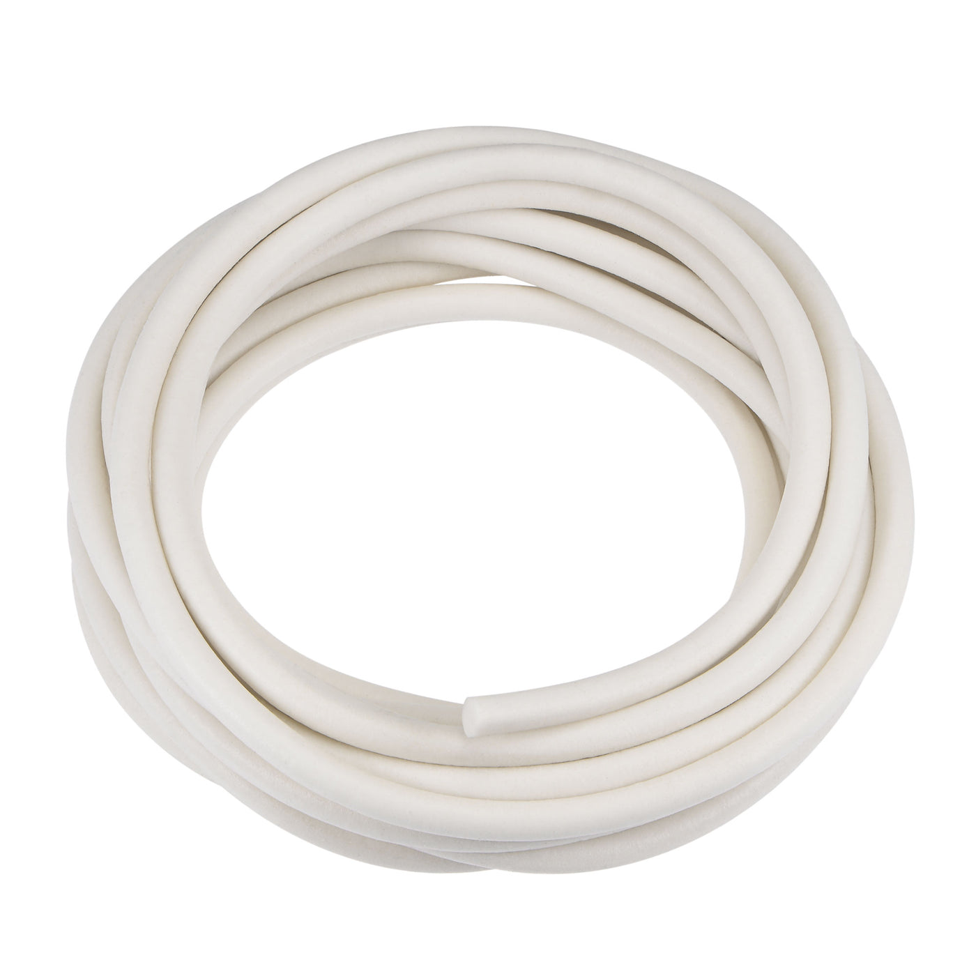 uxcell Uxcell 1/4"(6mm) Soft Silicone Bending Insert Tube for Rigid Tubing 16ft White