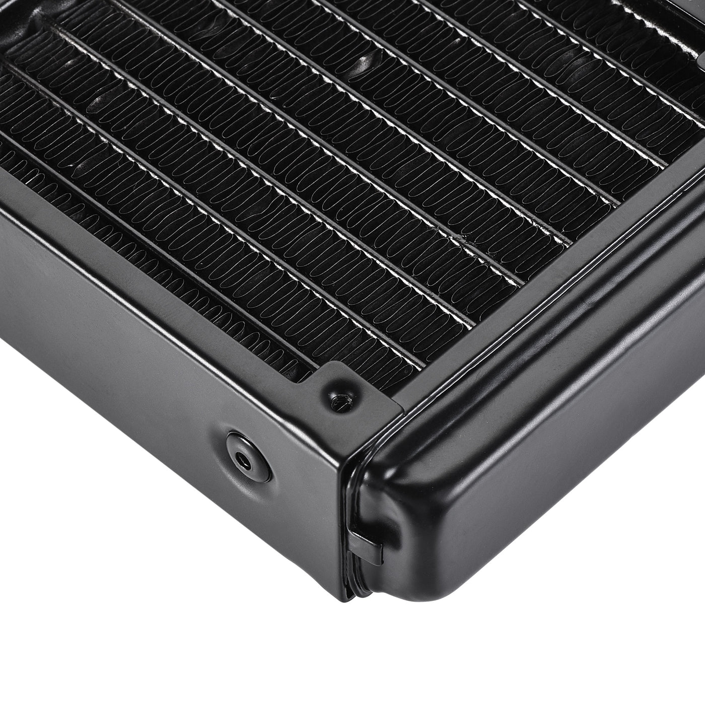 uxcell Uxcell Water Cooling Radiator for PC CPU 132mm Long 8mm Nozzle with 8 Aluminum Tubes