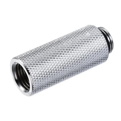 Harfington Uxcell Male to Female Extender Fitting G1/4 x 30mm for Water Cooling System Silver