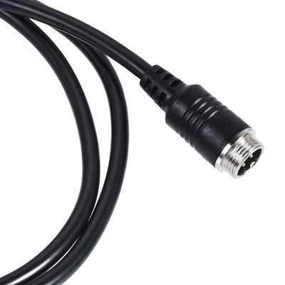 Harfington Uxcell Video Aviation Cable 4-Pin 22.97FT 7M Male to Female Shielded Extension Cable
