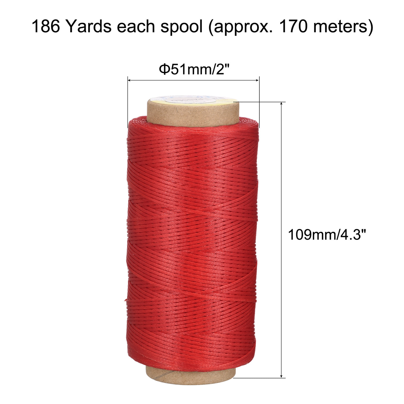 uxcell Uxcell Leather Sewing Thread Polyester Waxed Cord