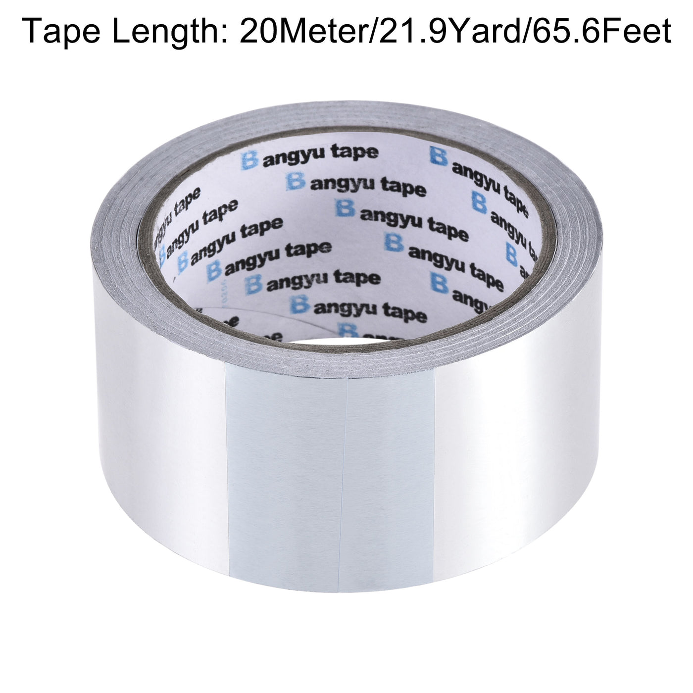 uxcell Uxcell Aluminum Foil Tape, 50mmx20m Self-adhesive Waterproof High Temperature Sealing Tapes for HVAC Duct Pipe Insulation