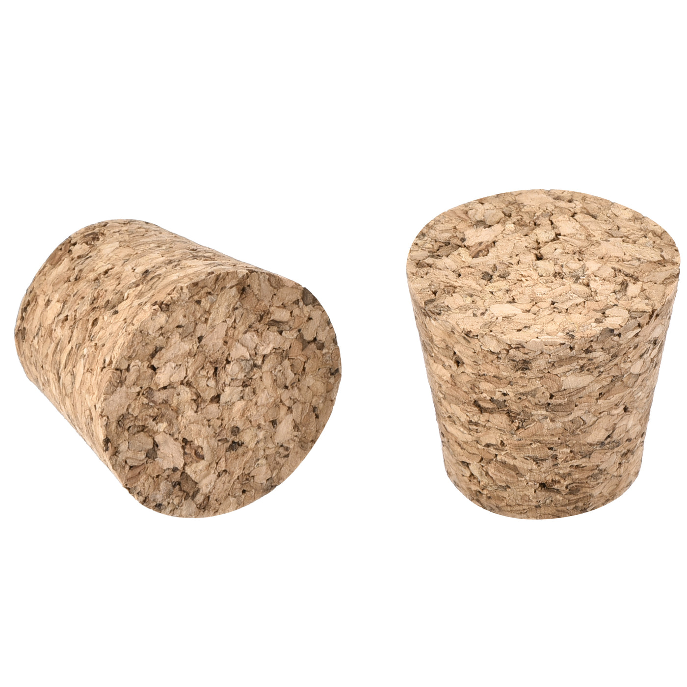 uxcell Uxcell Tapered Cork Plugs Wooden Stoppers 21x17x20mm for Test Tubes Bottles 25Pcs