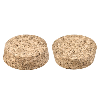 Harfington Uxcell Tapered Cork Plugs Wooden Stoppers 53x48x17mm for Test Tubes Bottles 25Pcs