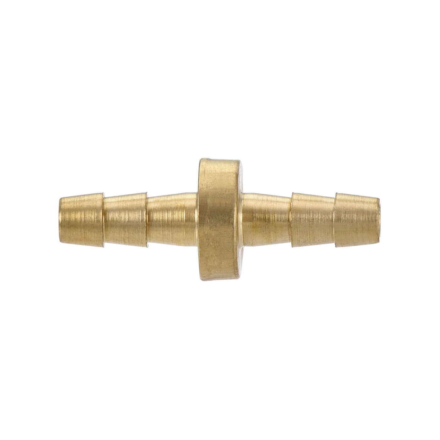 uxcell Uxcell Hose Barb Fitting, 1/8x1/8inch Brass Hollow Straight Quick Connector for Water Fuel Air Oil Gas, Pack of 2