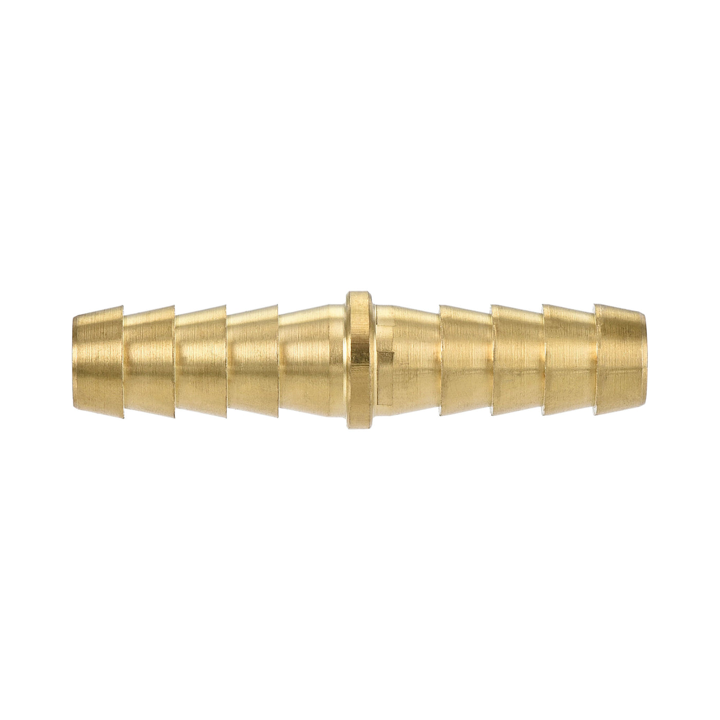 uxcell Uxcell Hose Barb Fitting, 5/16x5/16inch Brass Hollow Straight Quick Connector for Water Fuel Air Oil Gas, Pack of 2