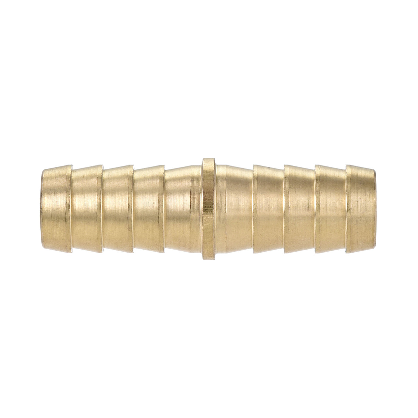 uxcell Uxcell Hose Barb Fitting, 1/2x1/2inch Brass Hollow Straight Quick Connector for Water Fuel Air Oil Gas, Pack of 2
