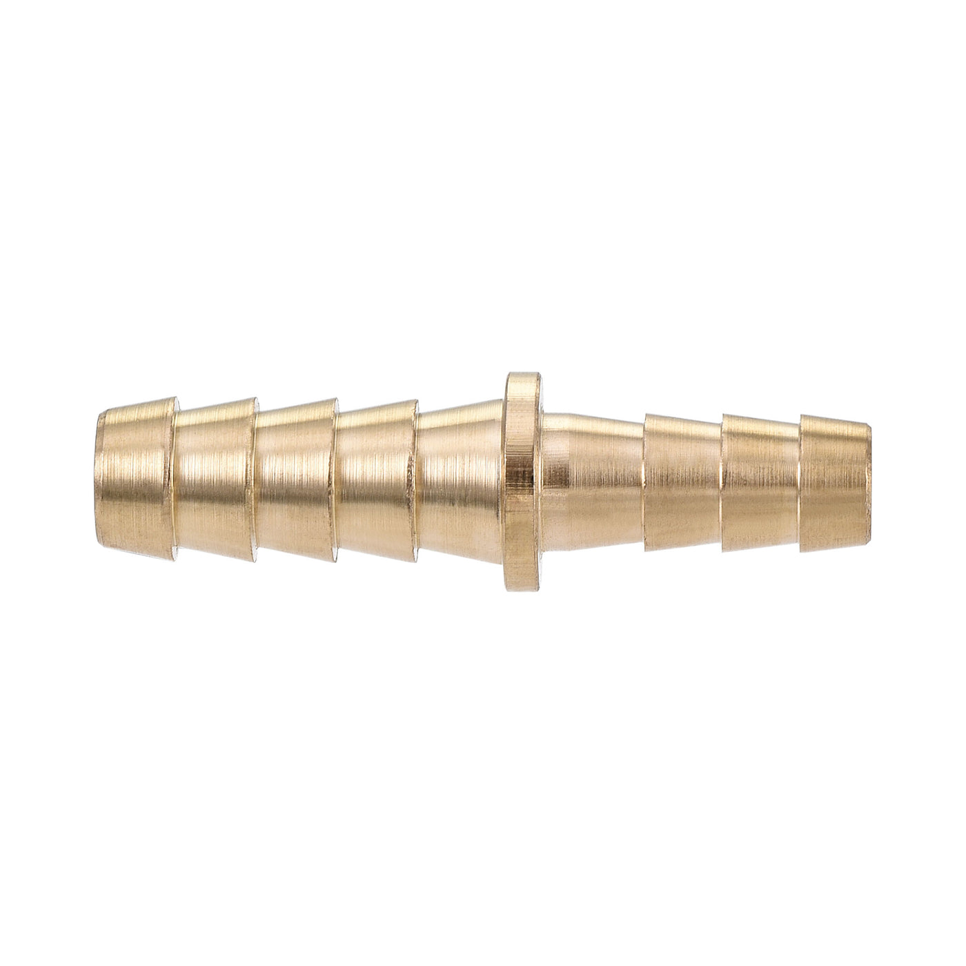 uxcell Uxcell Hose Barb Fitting, 5/16x1/4inch Brass Hollow Straight Quick Connector for Water Fuel Air Oil Gas, Pack of 2