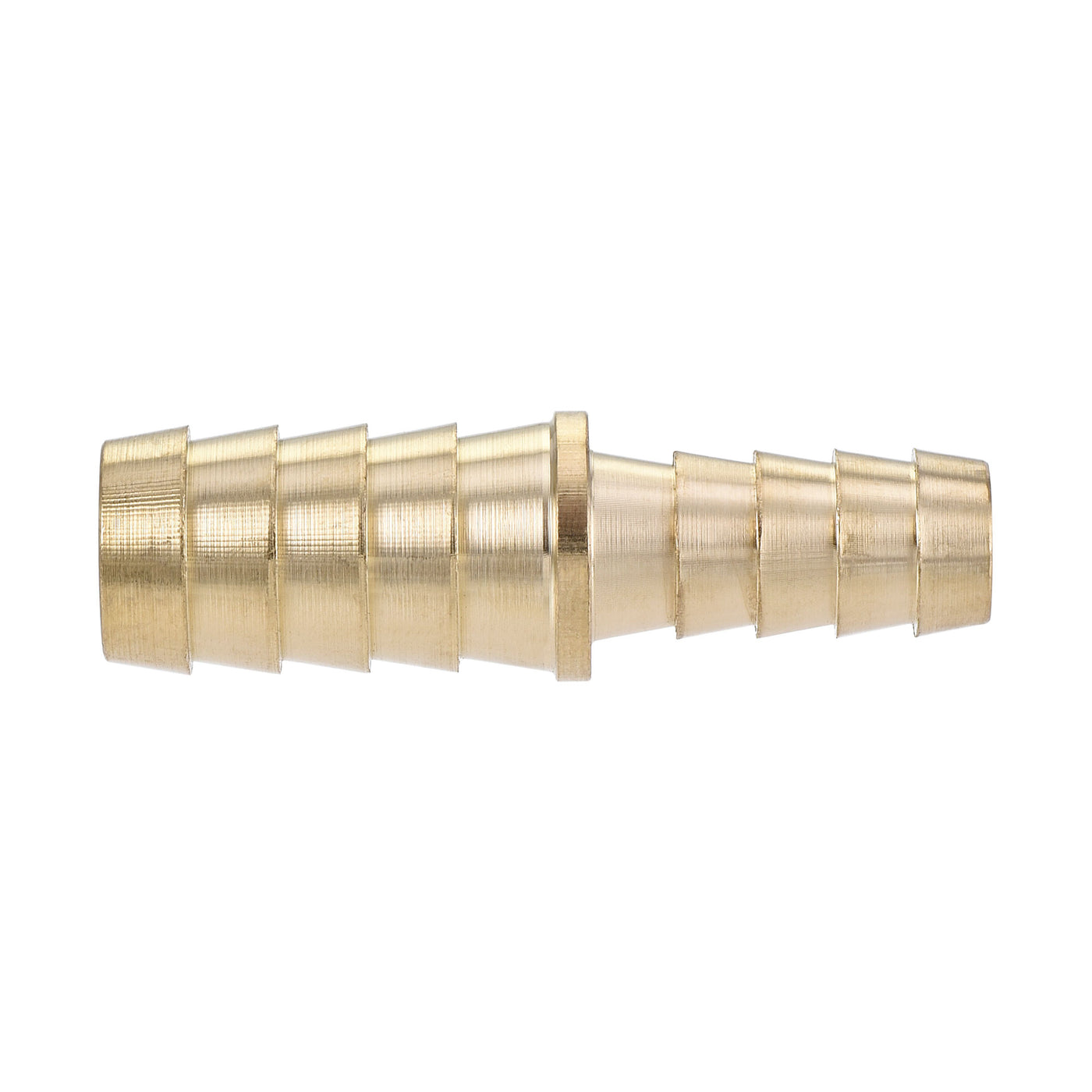 uxcell Uxcell Hose Barb Fitting, 1/2x3/8inch Brass Hollow Straight Quick Connector for Water Fuel Air Oil Gas
