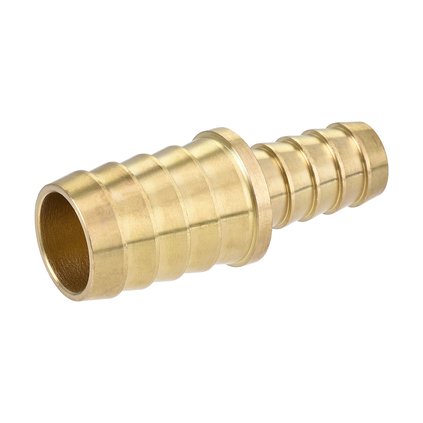 uxcell Uxcell Hose Barb Fitting, 3/4x1/2inch Brass Hollow Straight Quick Connector for Water Fuel Air Oil Gas