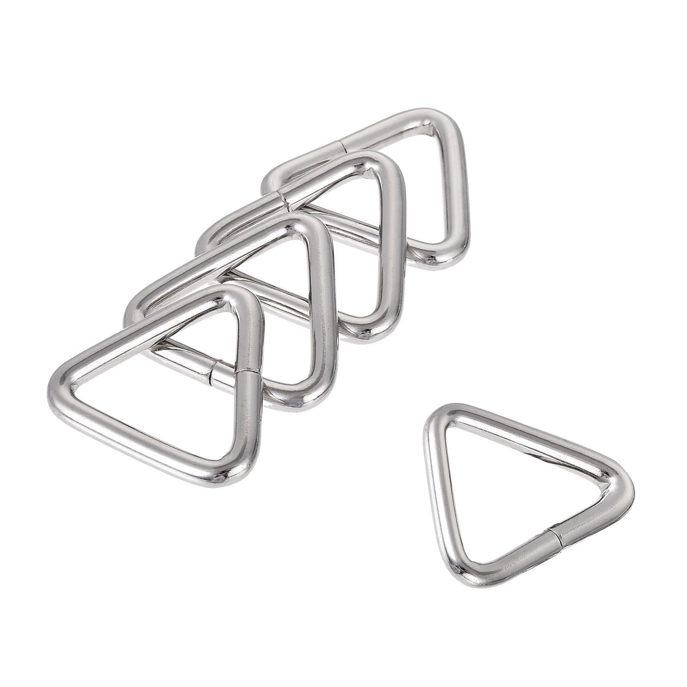 uxcell Uxcell Triangle Ring Buckle, 0.98"(25mm) Inner Width for Hardware Strap Craft DIY 10pcs