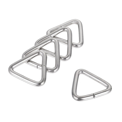 Harfington Uxcell Triangle Ring Buckle, 0.98"(25mm) Inner Width for Hardware Strap Craft DIY 20pcs