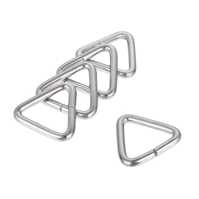 Harfington Uxcell Triangle Ring Buckle, 0.98"(25mm) Inner Width for Hardware Strap Craft DIY 30pcs