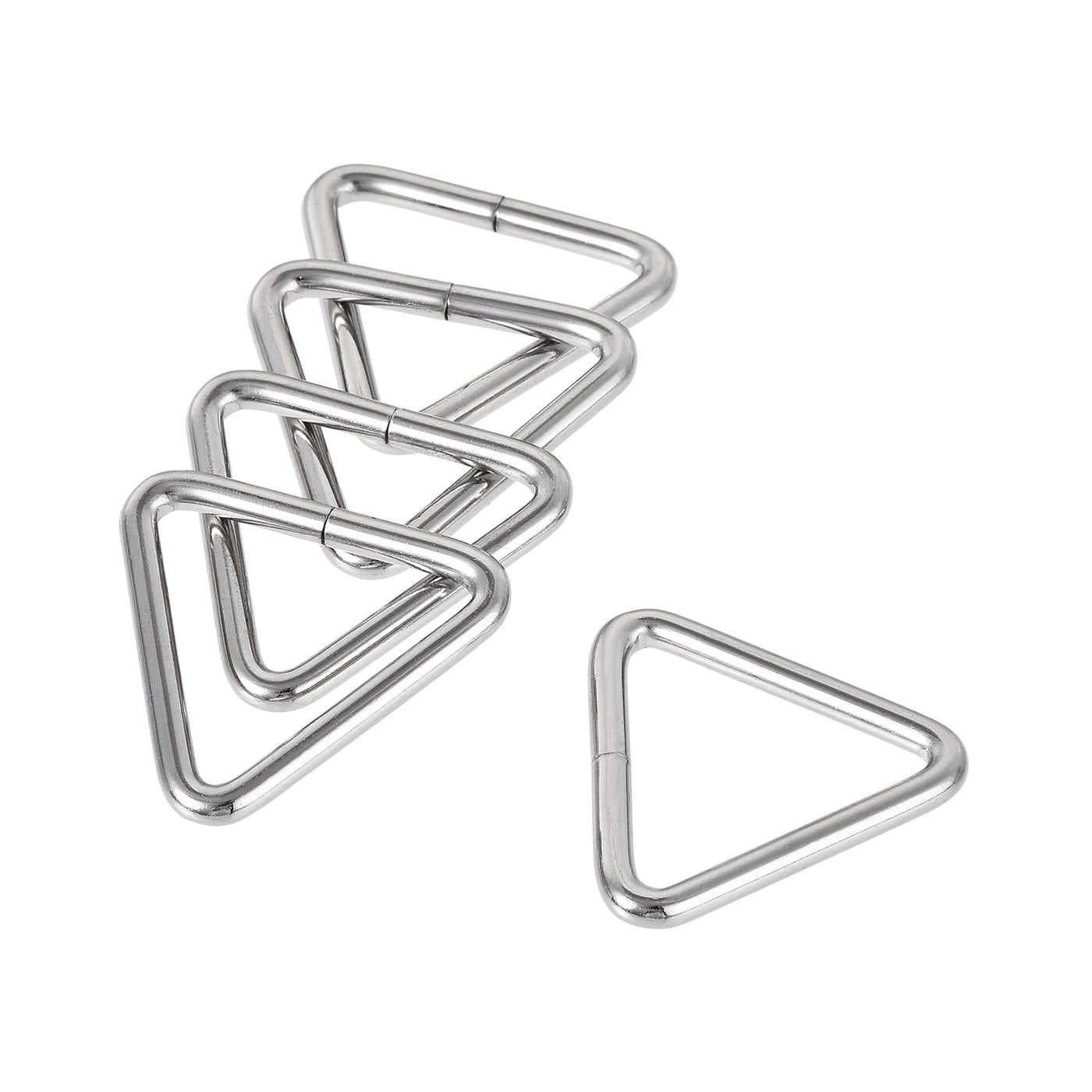Uxcell Uxcell Metal Triangle Ring Buckle 1.26"(32mm) Inner Width for Strap Craft DIY 30pcs