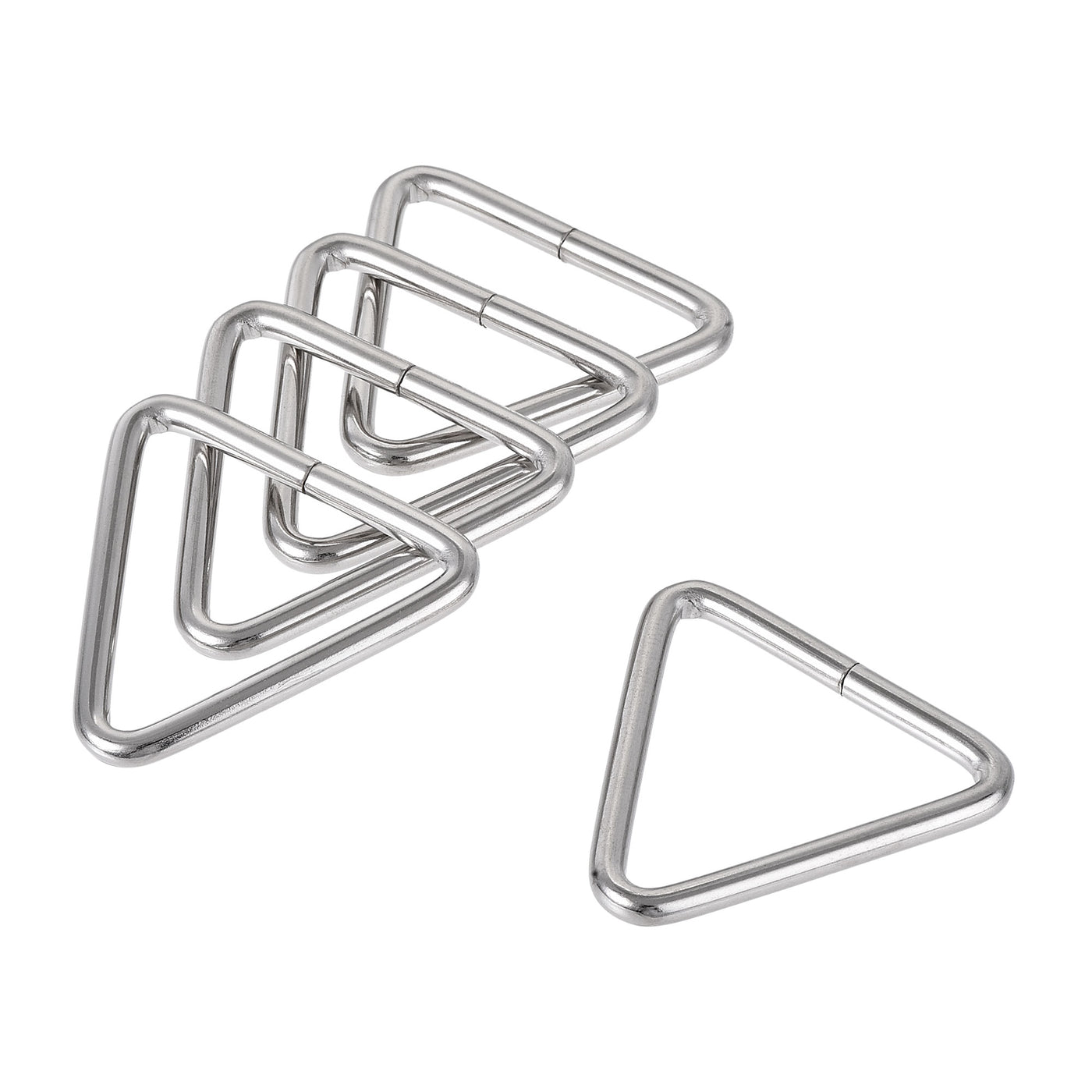 Uxcell Uxcell Metal Triangle Ring Buckle 1.5"(38mm) Inner Width for Strap Craft DIY 6pcs