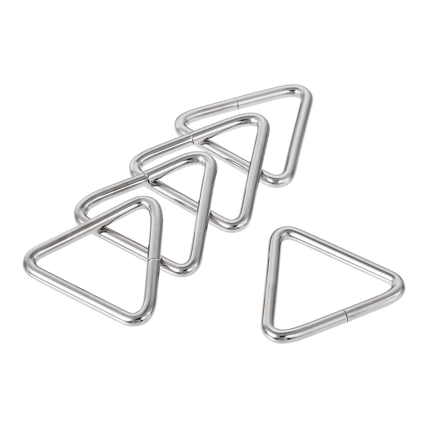 uxcell Uxcell Metal Triangle Ring Buckle 1.5"(38mm) Inner Width for Strap Craft DIY 10pcs