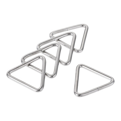 Harfington Uxcell Metal Triangle Ring Buckle 1.5"(38mm) Inner Width for Strap Craft DIY 10pcs