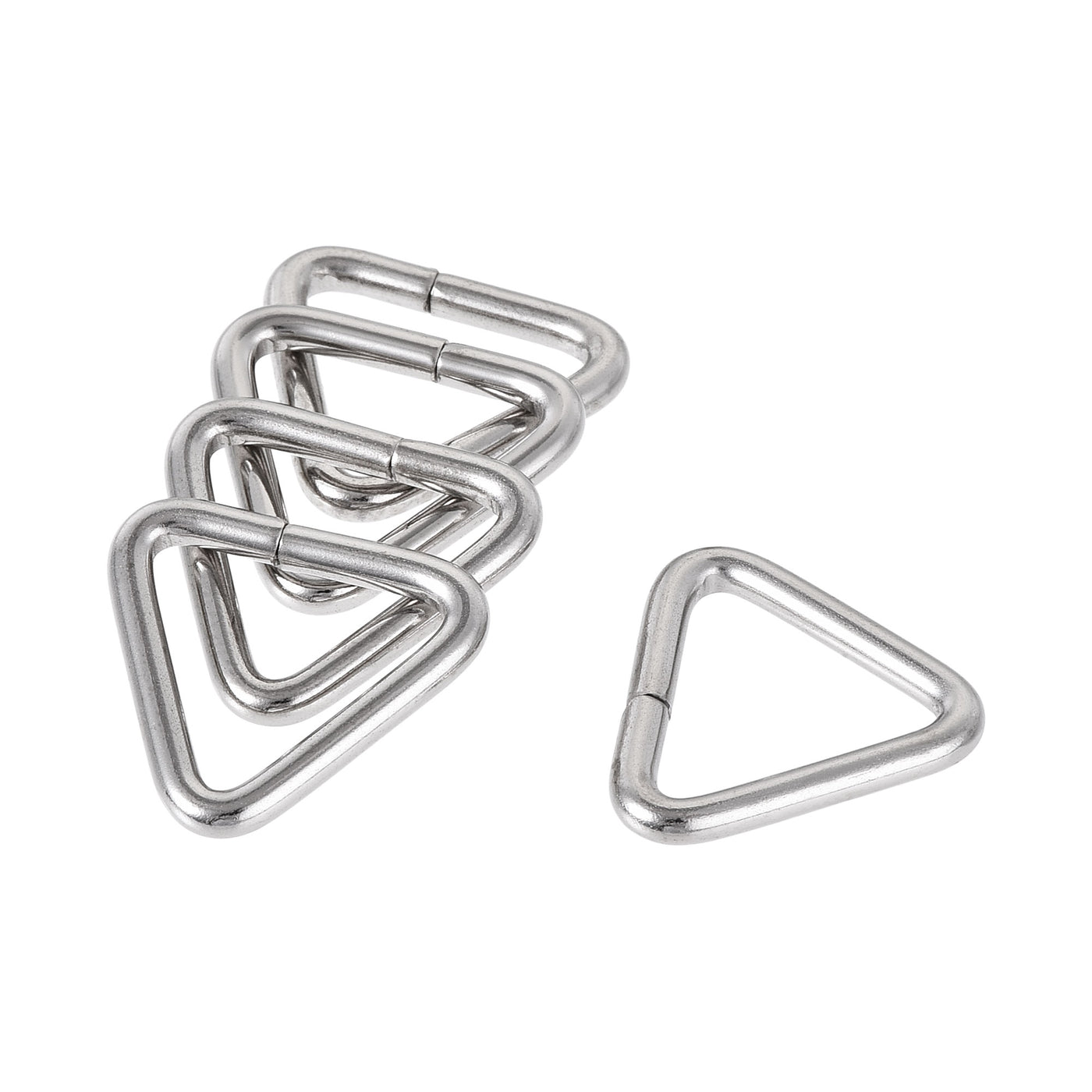 uxcell Uxcell Metal Triangle Ring Buckle 0.63"(16mm) Inner Width for Strap Craft DIY 10pcs