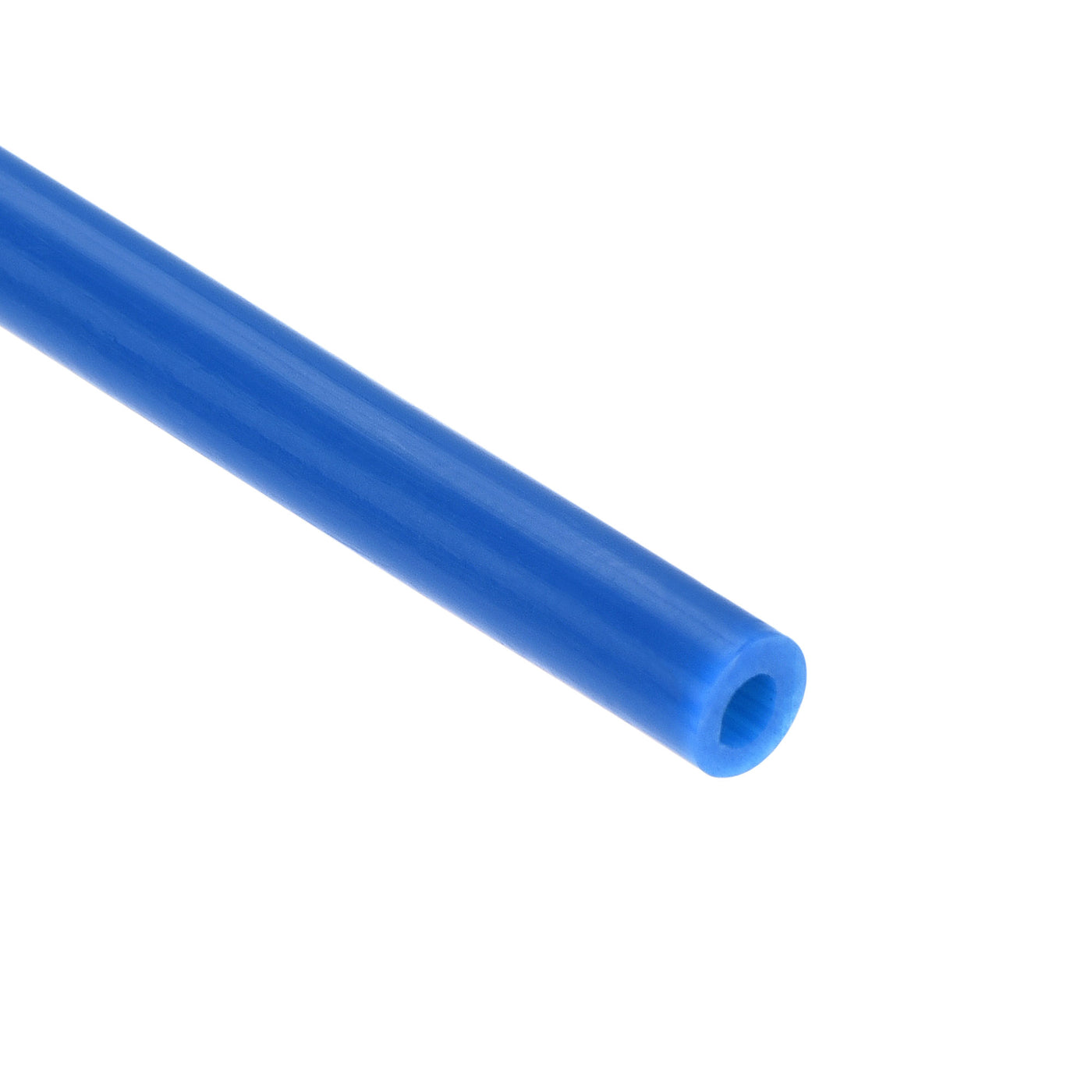 uxcell Uxcell Pneumatic PTFE Air Tubing Hose Kit 4mm OD 2M Length Blue with Tube Cutter and M6 M10 Fittings