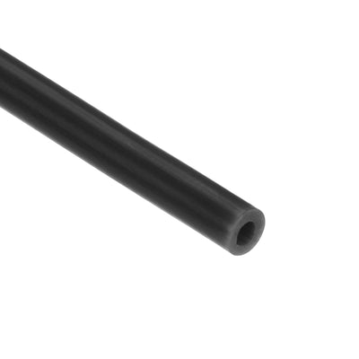 Harfington Uxcell Pneumatic PTFE Air Tubing Hose Kit 4mm OD 2M Length Black with Tube Cutter and M6 M10 Fittings