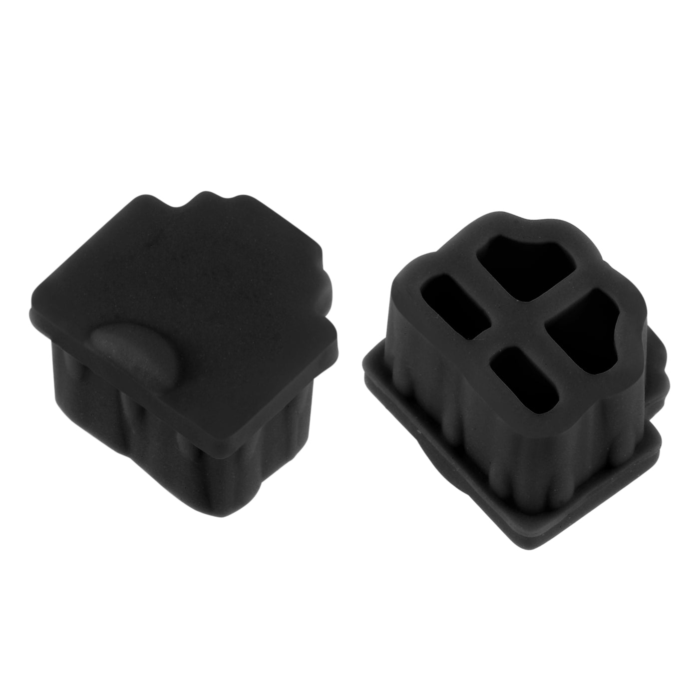 uxcell Uxcell 30pcs RJ11 Silicone Protector Telephone Modular Port Anti Dust Cap Cover 9.5mmx7.5mm Black