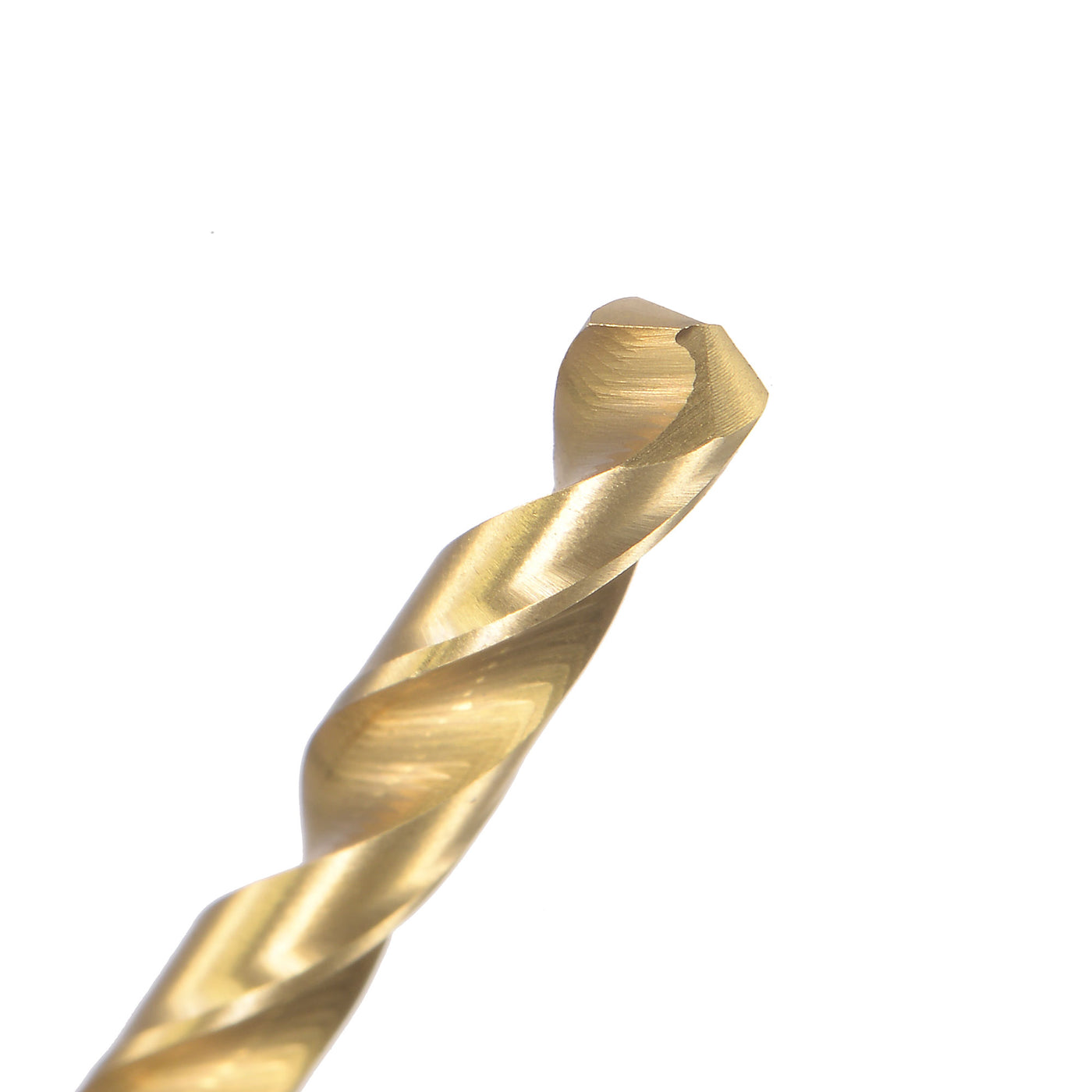 uxcell Uxcell High Speed Steel Twist Drill Bit 3.8mm Fully Ground Titanium Coated 2 Pcs