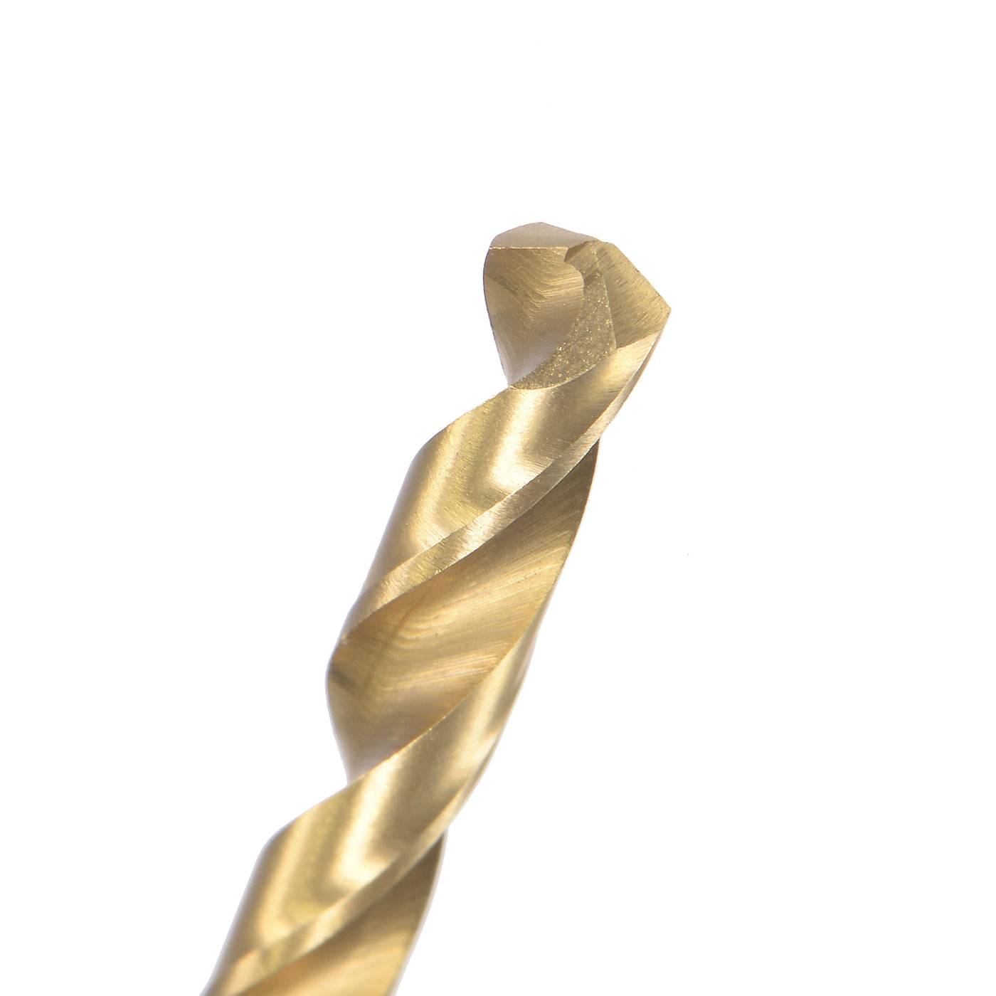 uxcell Uxcell High Speed Steel Twist Drill Bit 4.1mm Fully Ground Titanium Coated 2 Pcs