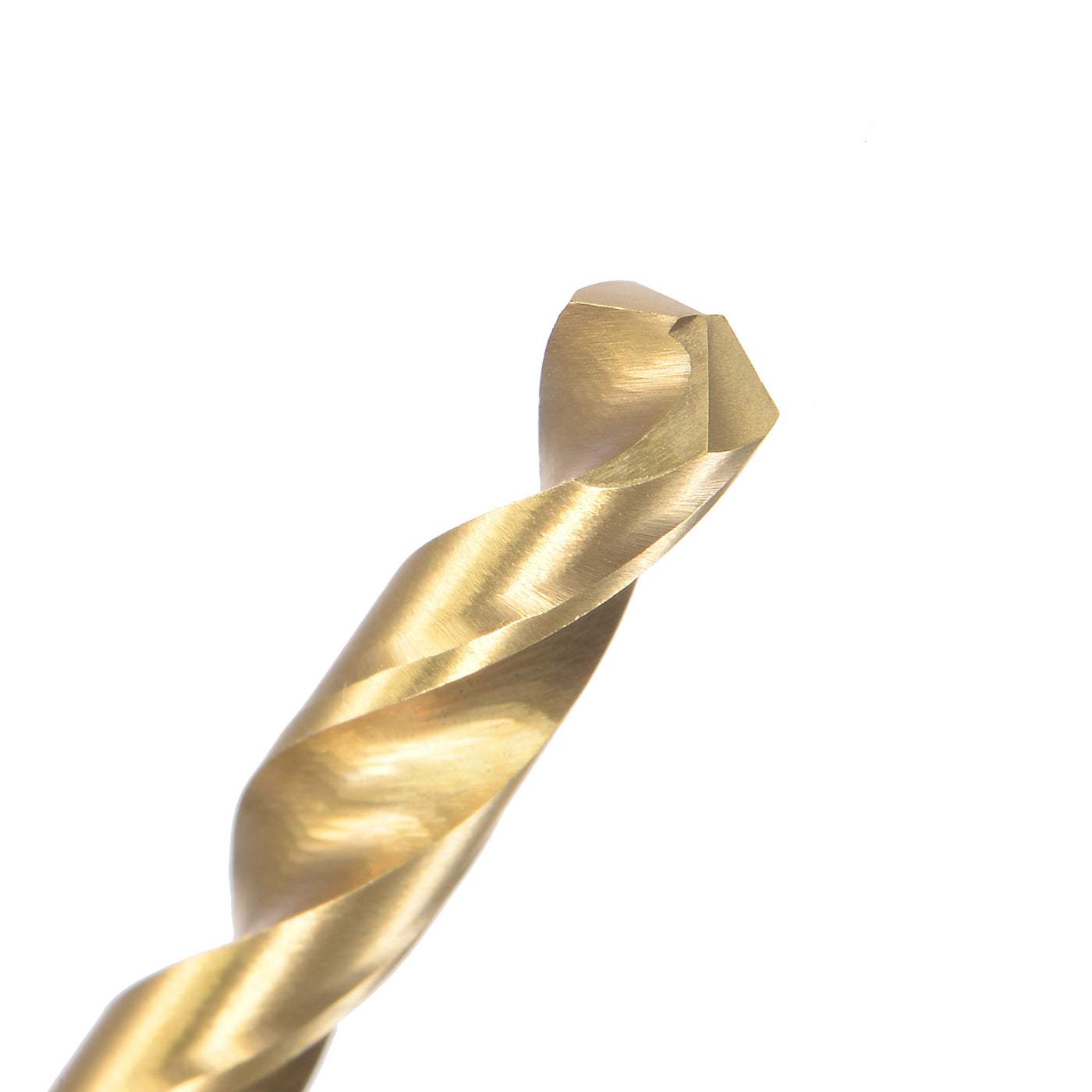 uxcell Uxcell High Speed Steel Twist Drill Bit 5.6mm Fully Ground Titanium Coated 2 Pcs