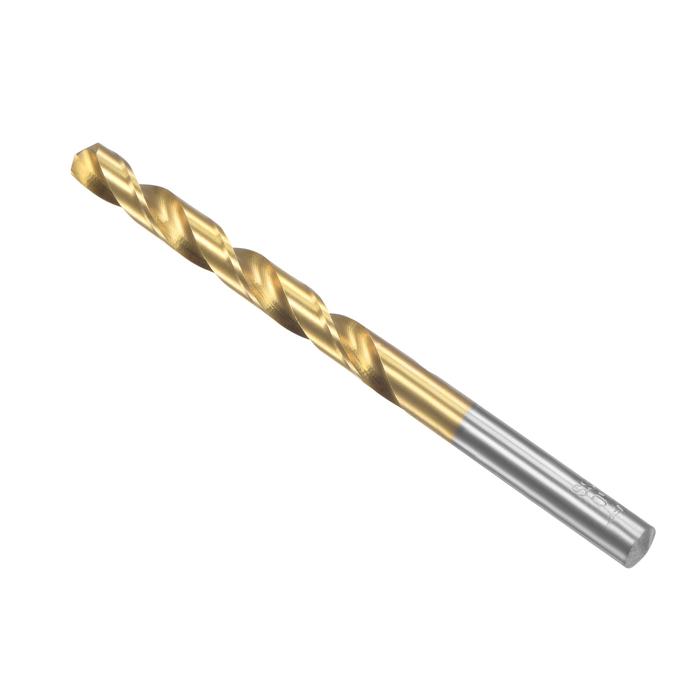 uxcell Uxcell High Speed Steel Twist Drill Bit 7mm Fully Ground Titanium Coated