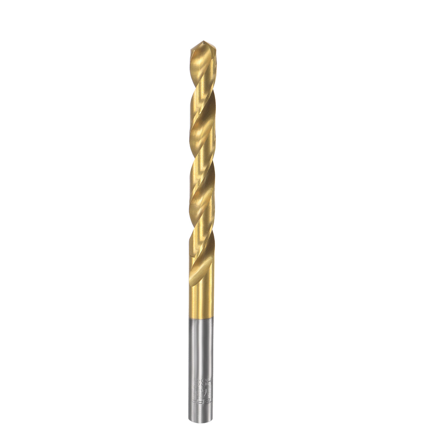 uxcell Uxcell High Speed Steel Twist Drill Bit 7.1mm Fully Ground Titanium Coated