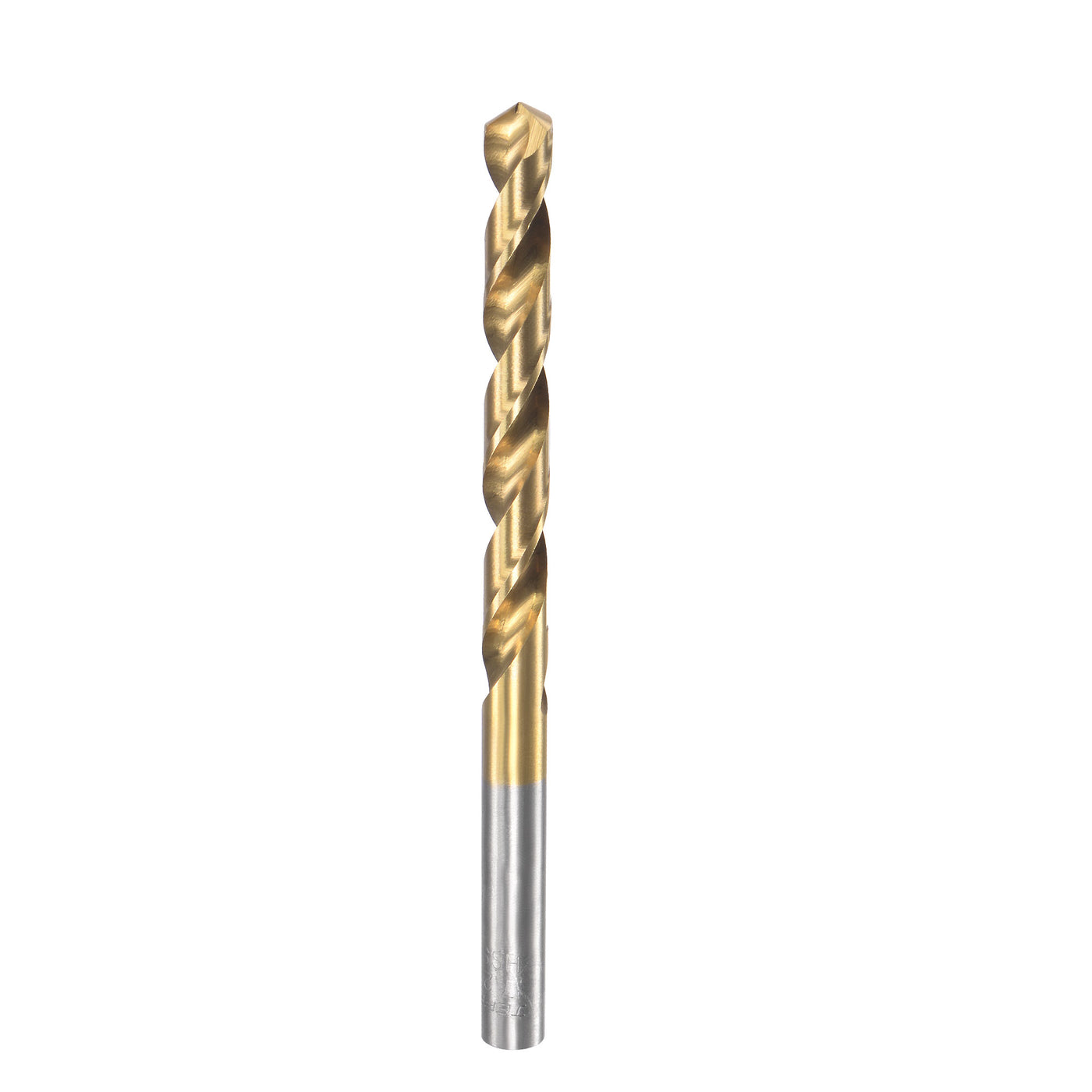 uxcell Uxcell High Speed Steel Twist Drill Bit 7.2mm Fully Ground Titanium Coated