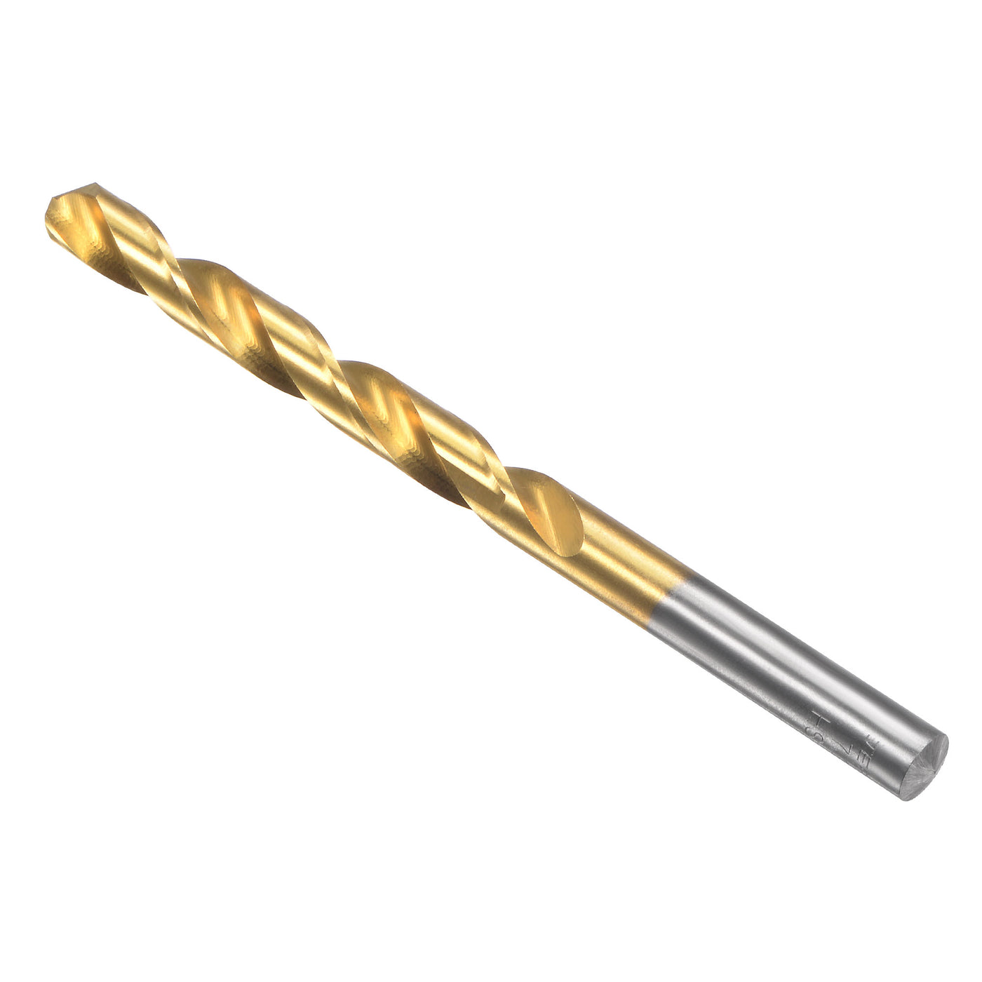 uxcell Uxcell High Speed Steel Twist Drill Bit 7.9mm Fully Ground Titanium Coated