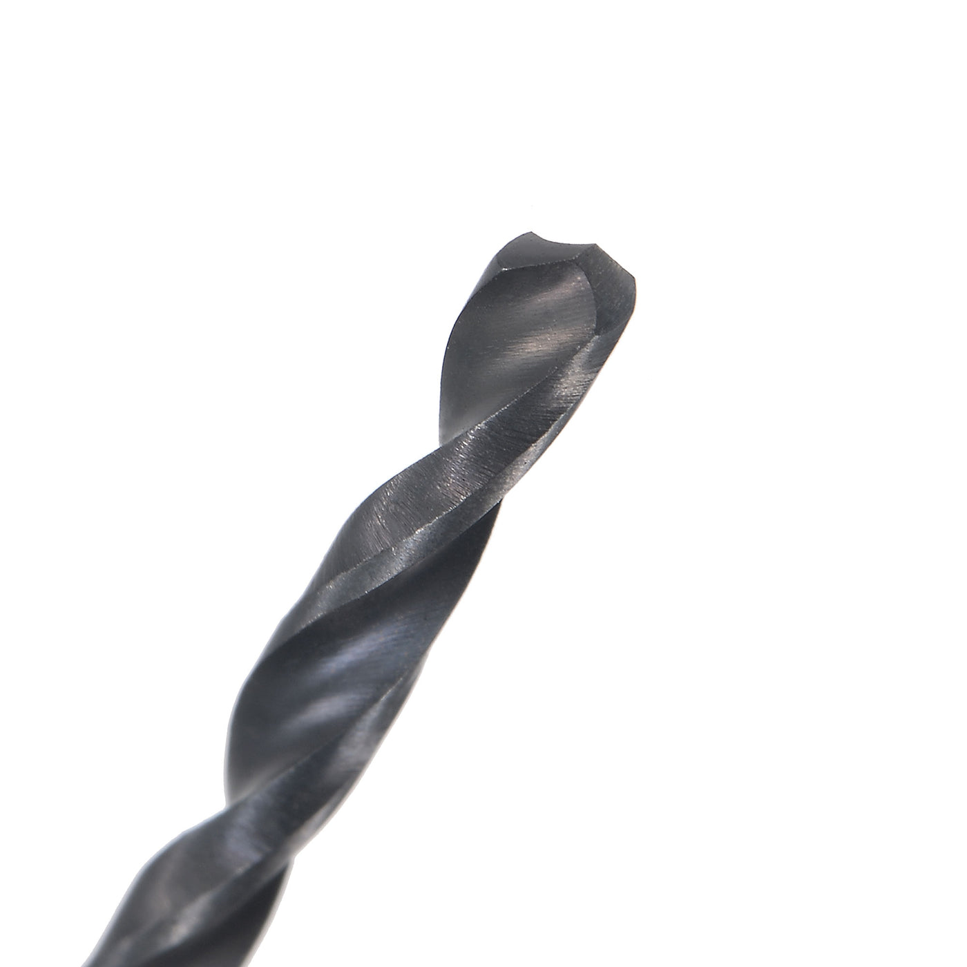 uxcell Uxcell High Speed Steel Lengthen Twist Drill Bit 2.5mm Fully Ground Black Oxide 12Pcs