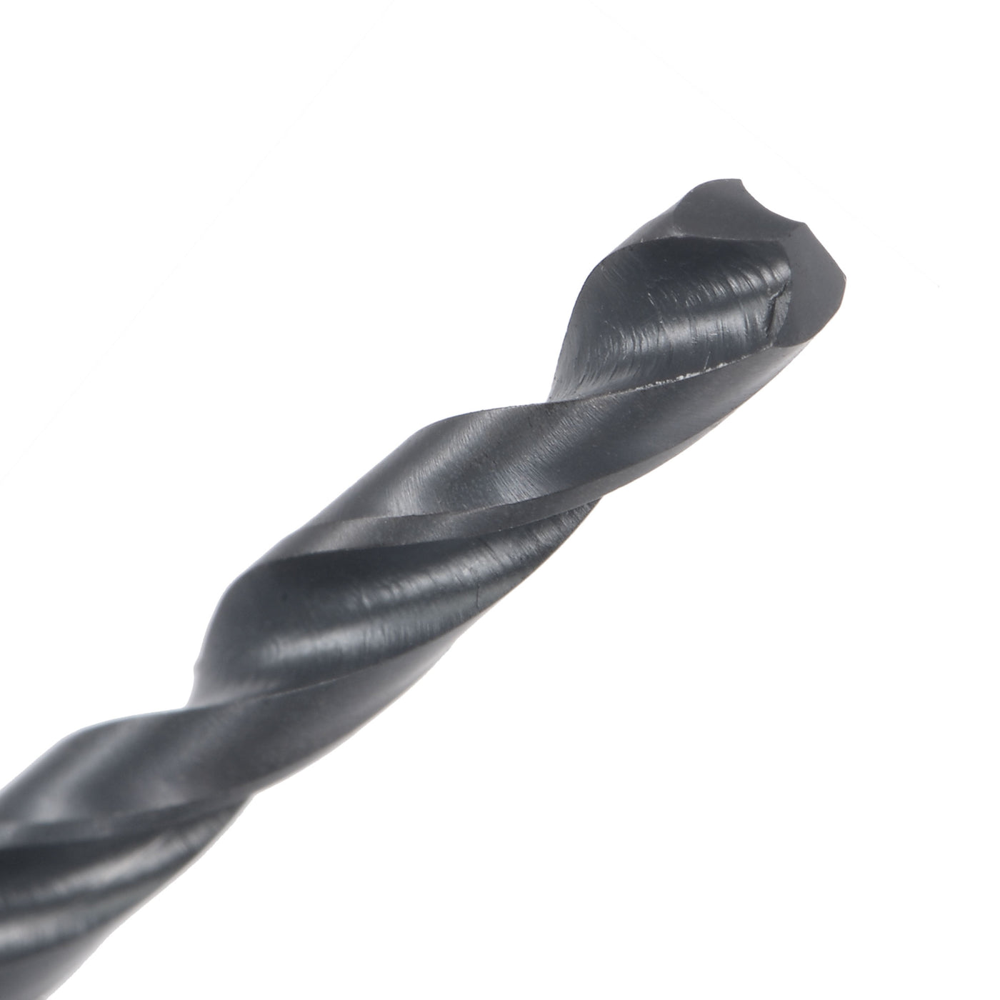 uxcell Uxcell High Speed Steel Lengthen Twist Drill Bit 4.2mm Fully Ground Black Oxide 2Pcs