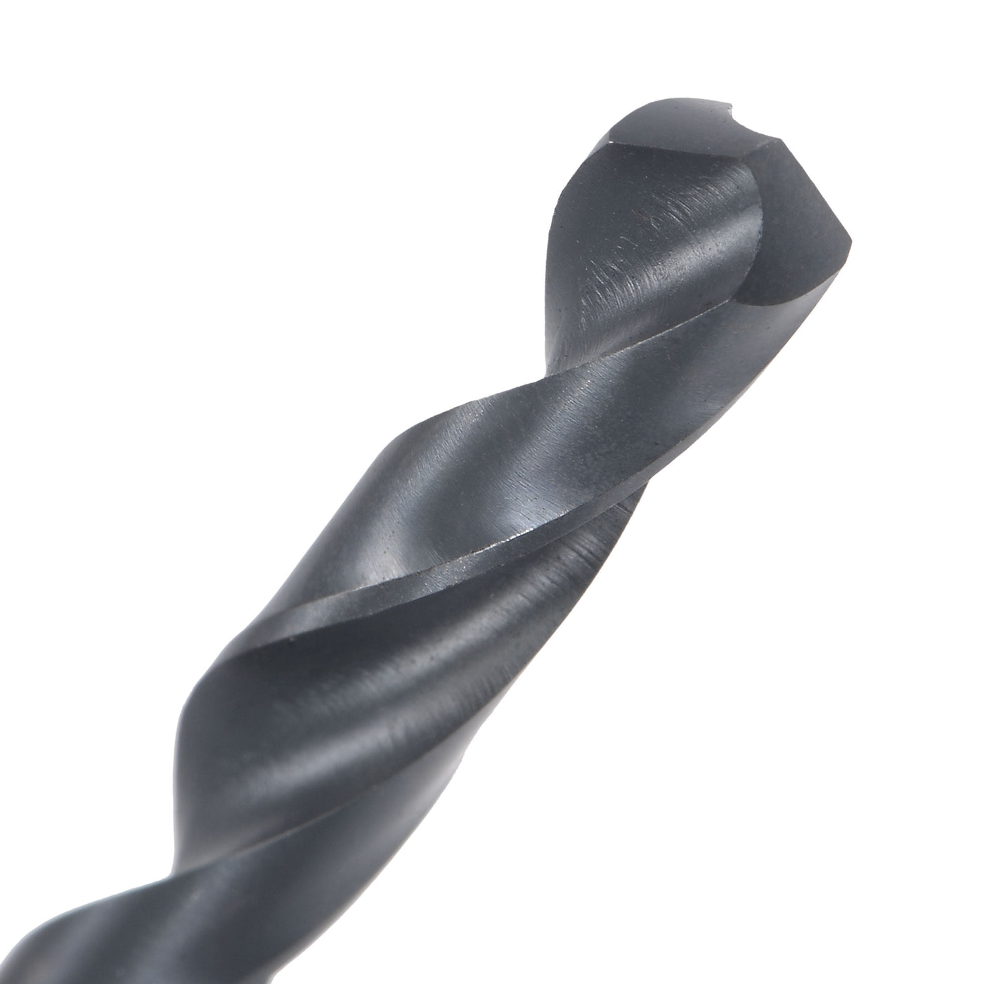 uxcell Uxcell High Speed Steel Lengthen Twist Drill Bit 5.8mm Fully Ground Black Oxide 2Pcs