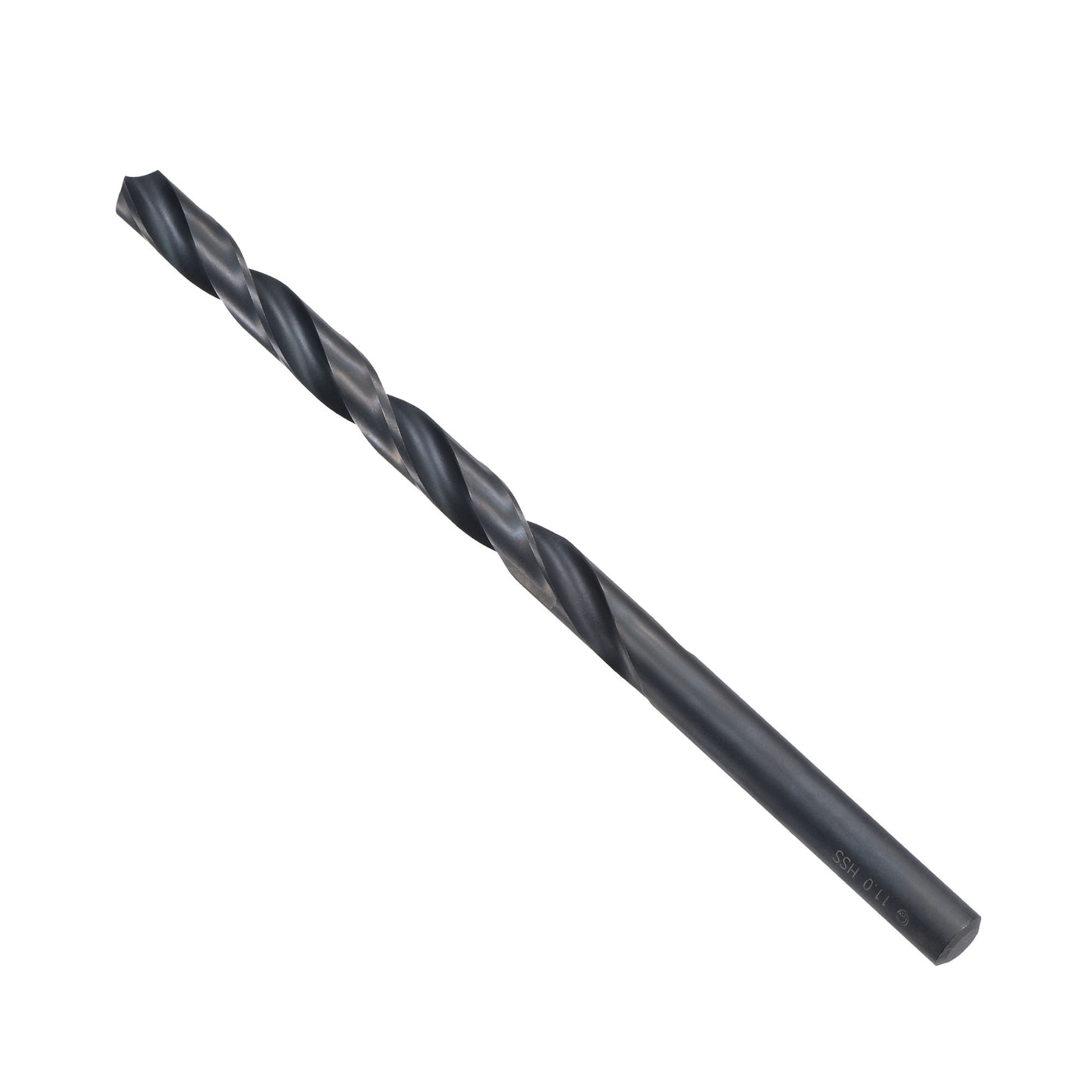uxcell Uxcell High Speed Steel Lengthen Twist Drill Bit 11mm Fully Ground Black Oxide