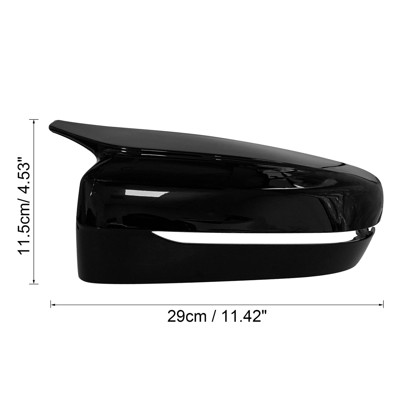 X AUTOHAUX Pair Exterior Rear View Mirror Housing Door Wing Mirror Cover Cap Gloss Black for BMW 3 Series G20 G28 2020