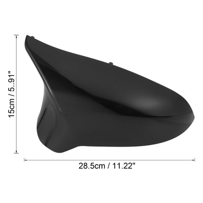 Harfington Pair Exterior Rear View Mirror Housing Door Wing Mirror Cover Cap Glossy Black for BMW F80 M3 F82 M4 Sedan Coupe Convertible 2015-2019