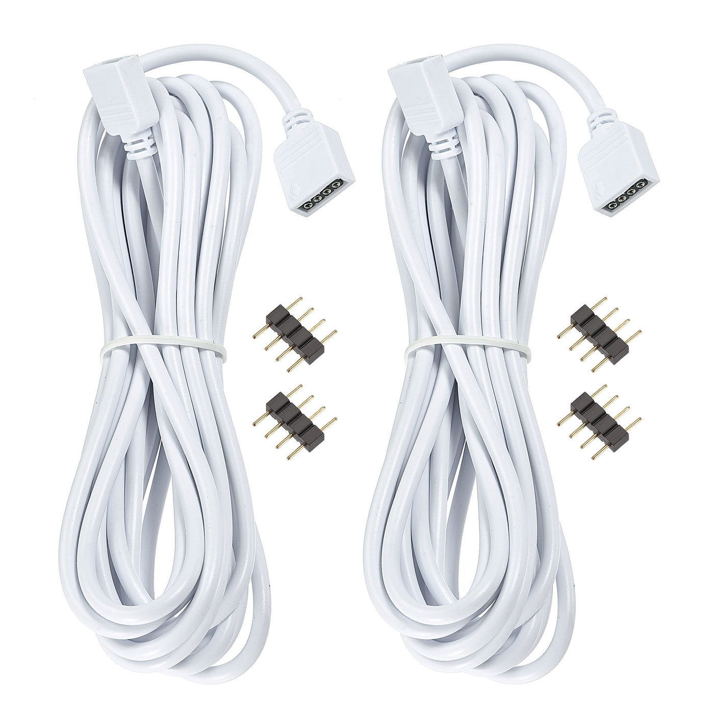 HOTUT 2 Pin 10mm COB LED Strip Light Connectors, 10pcs RGB LED Tape Connector, Gapless - View #11