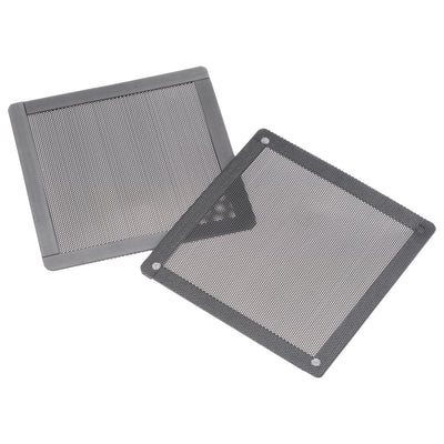 Harfington Uxcell PC Dust Fan Screen with Magnetic Frame for Cooling Case Cover PVC 120mm 2pcs