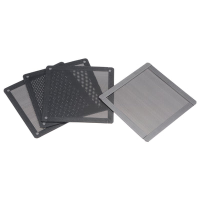 Harfington Uxcell PC Dust Fan Screen with Magnetic Frame for Cooling Case Cover PVC 120mm 4pcs