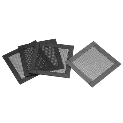 Harfington Uxcell PC Dust Fan Screen with Magnetic Frame for Cooling Case Cover PVC 80mm 4pcs